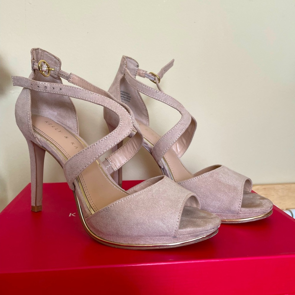 Kelly & Katie Nude Strappy Sandals Size 7